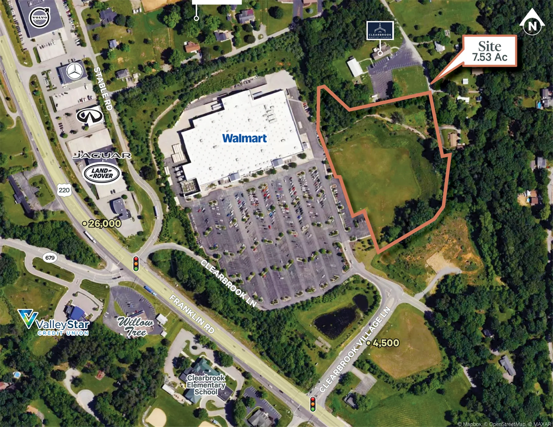 Walmart Outlot - Roanoke, VA — Sale in Roanoke, VA, photo 1 of 1