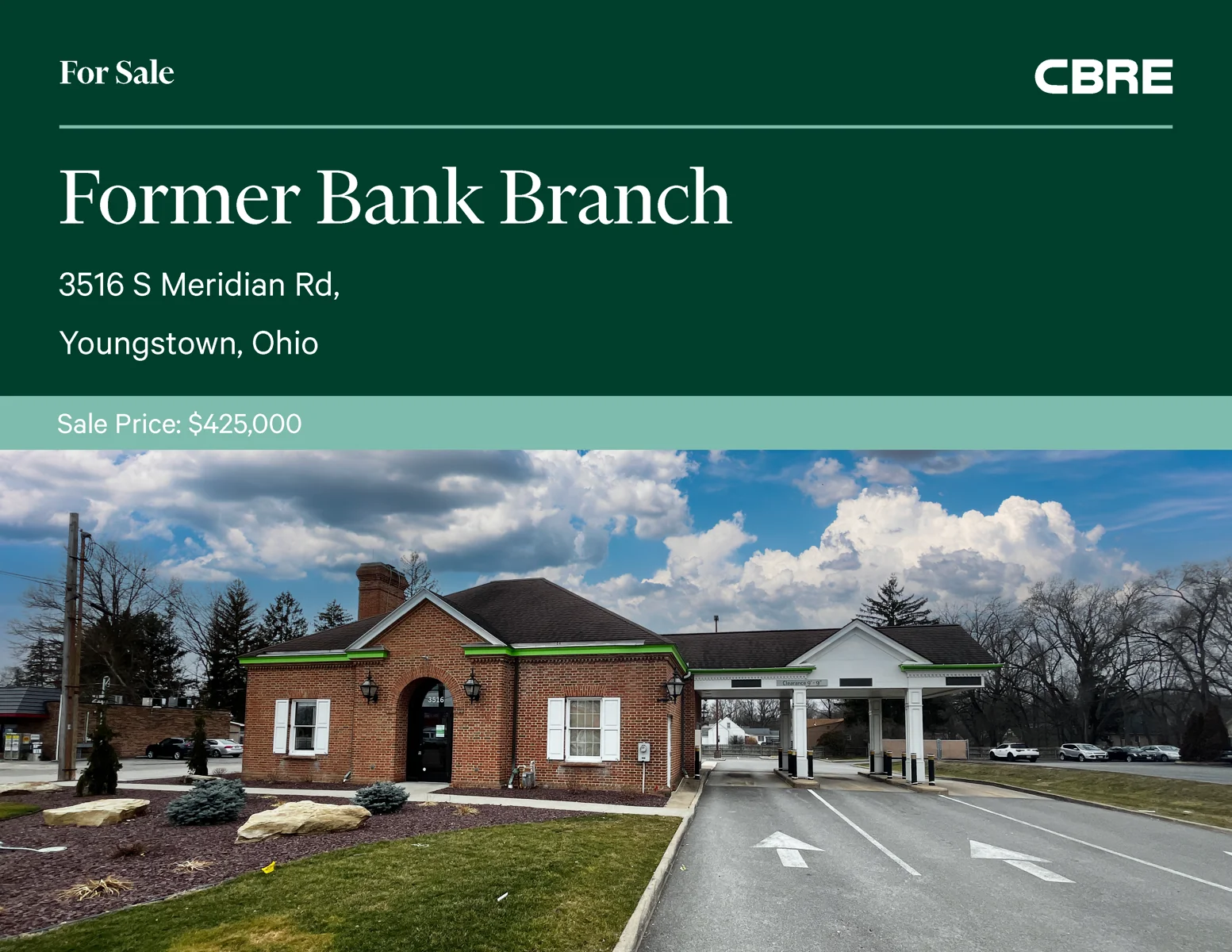 Former Bank Branch — Sale in Youngstown, OH, photo 1 of 5