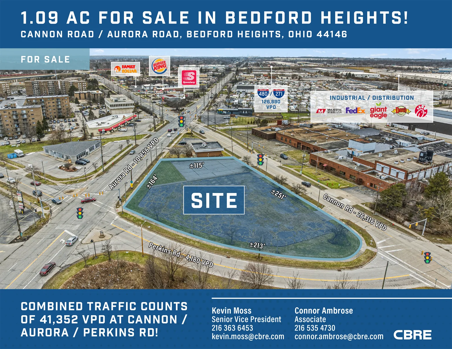 1.09 AC For Sale in Bedford Heights! — Sale in Bedford Heights, OH, photo 1 of 5