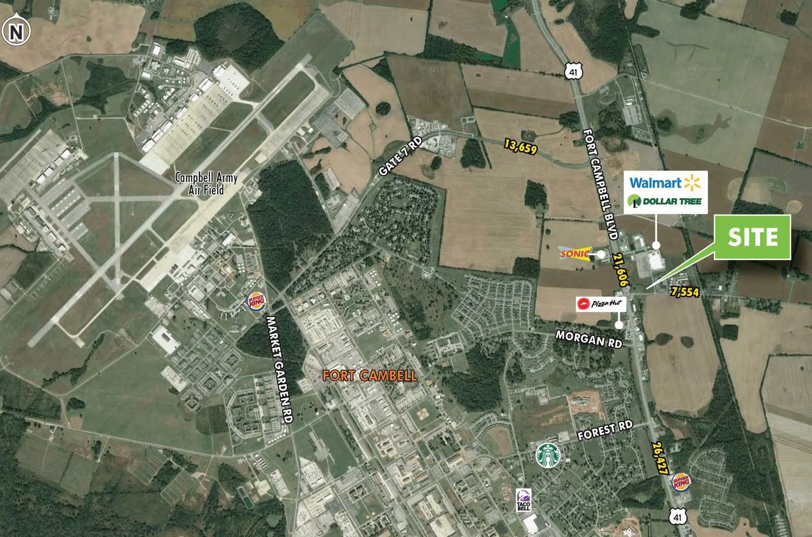 Walmart Outlot Available — Sale in Oak Grove, KY, photo 1 of 1
