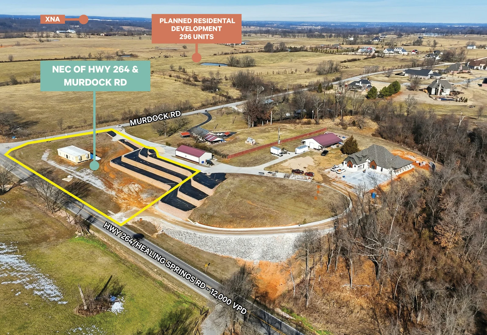 NEC of Hwy 264 Murdock Rd — Sale in Bentonville, AR, photo 1 of 4