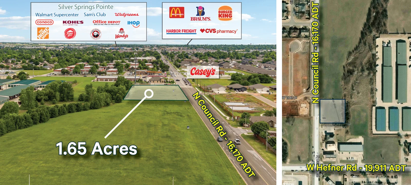 NE/C of Hefner & Council Rd — Sale in Oklahoma City, OK, photo 1 of 3