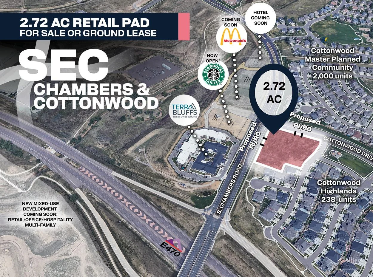 SEC Chambers Rd. & Cottonwood Dr. — Sale in Parker, CO, photo 1 of 8