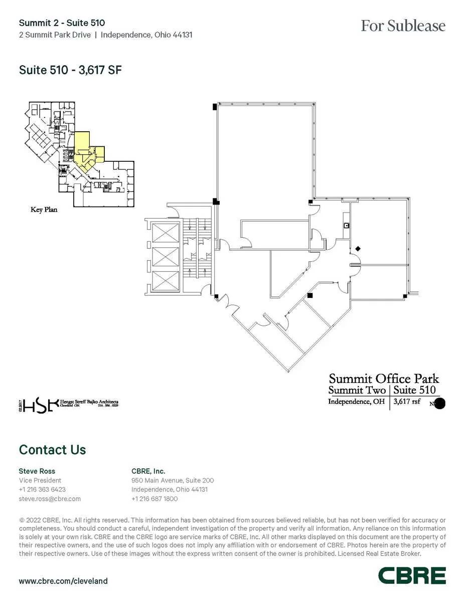 For Sublease — Lease in Independence, OH, photo 2 of 2