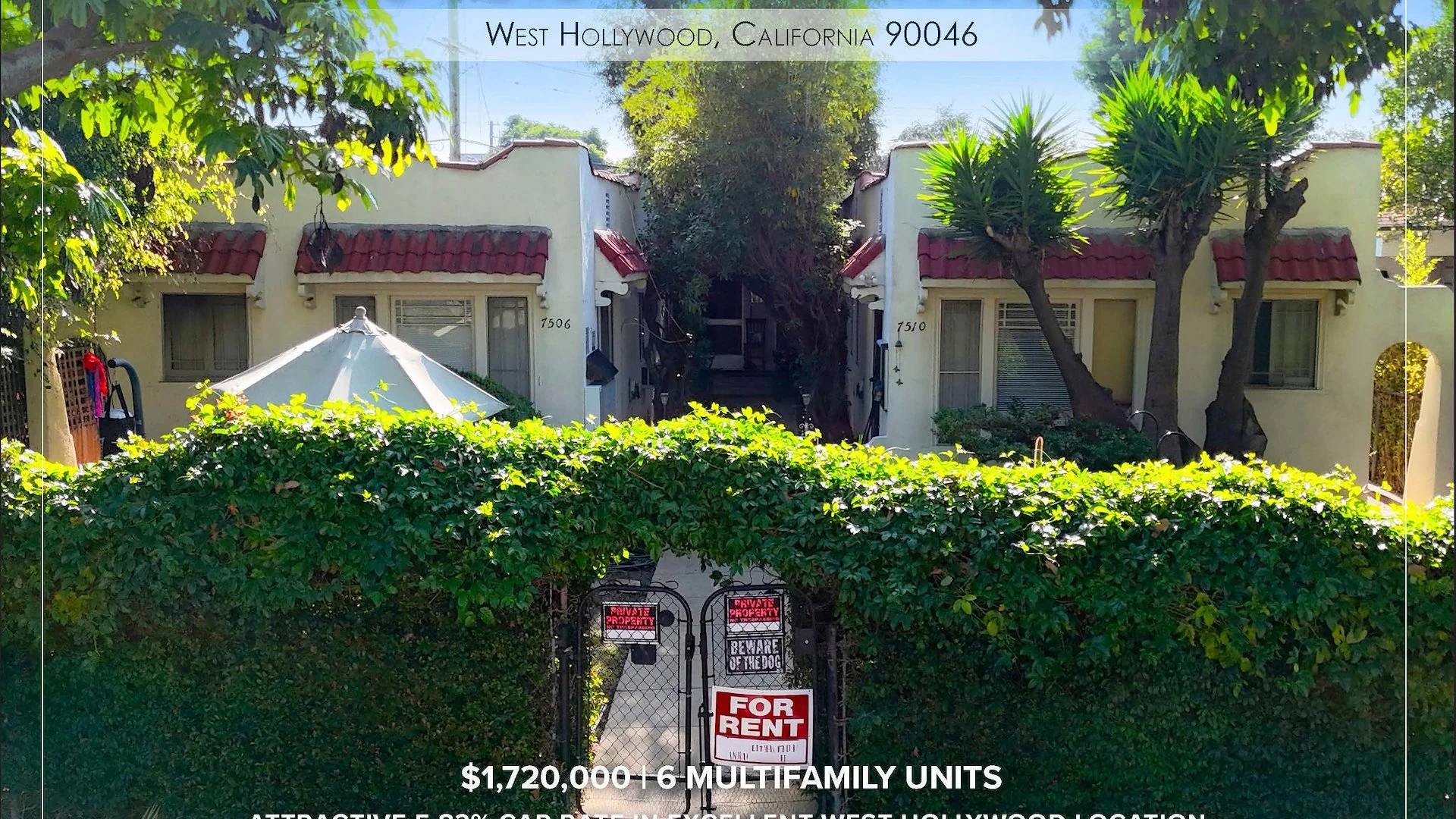 7506-7510 Norton Ave — Sale in West Hollywood, CA, photo 1 of 3