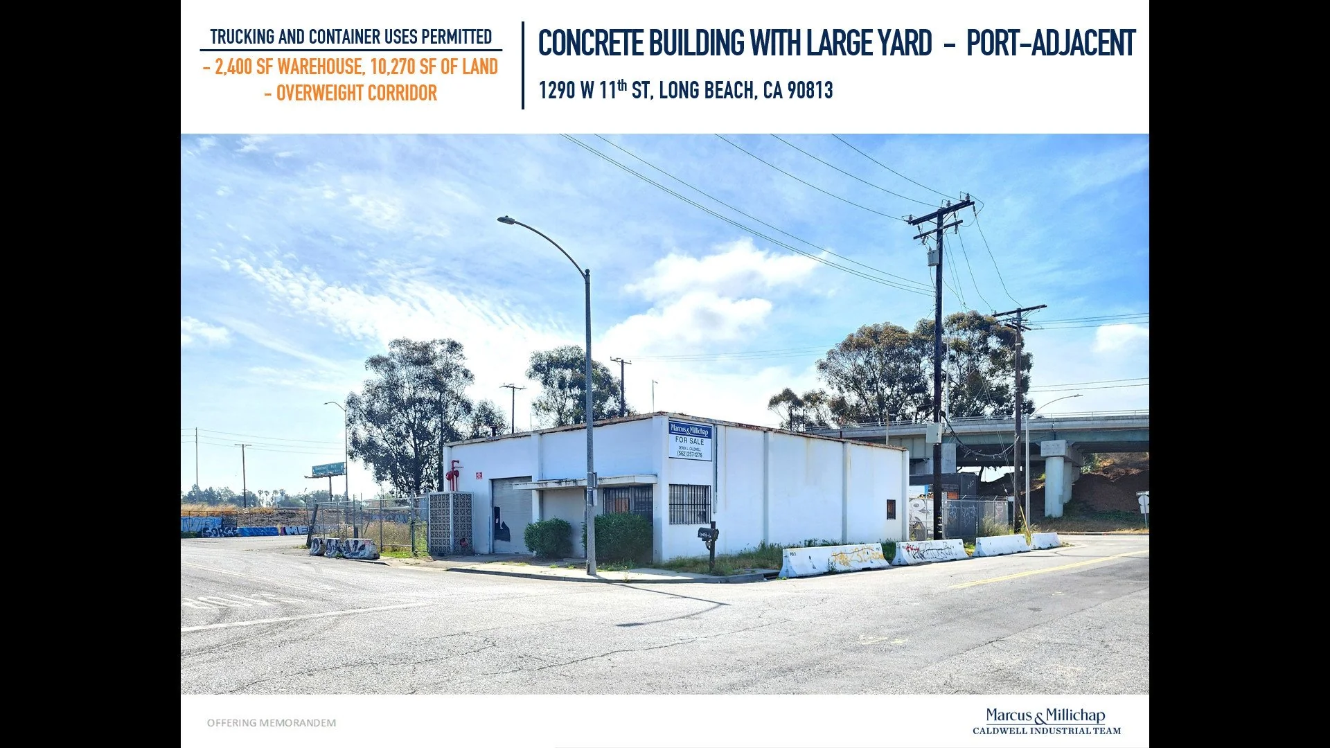 Port-Adjacent Industrial Property/Yard — Sale in Long Beach, CA, photo 1 of 4