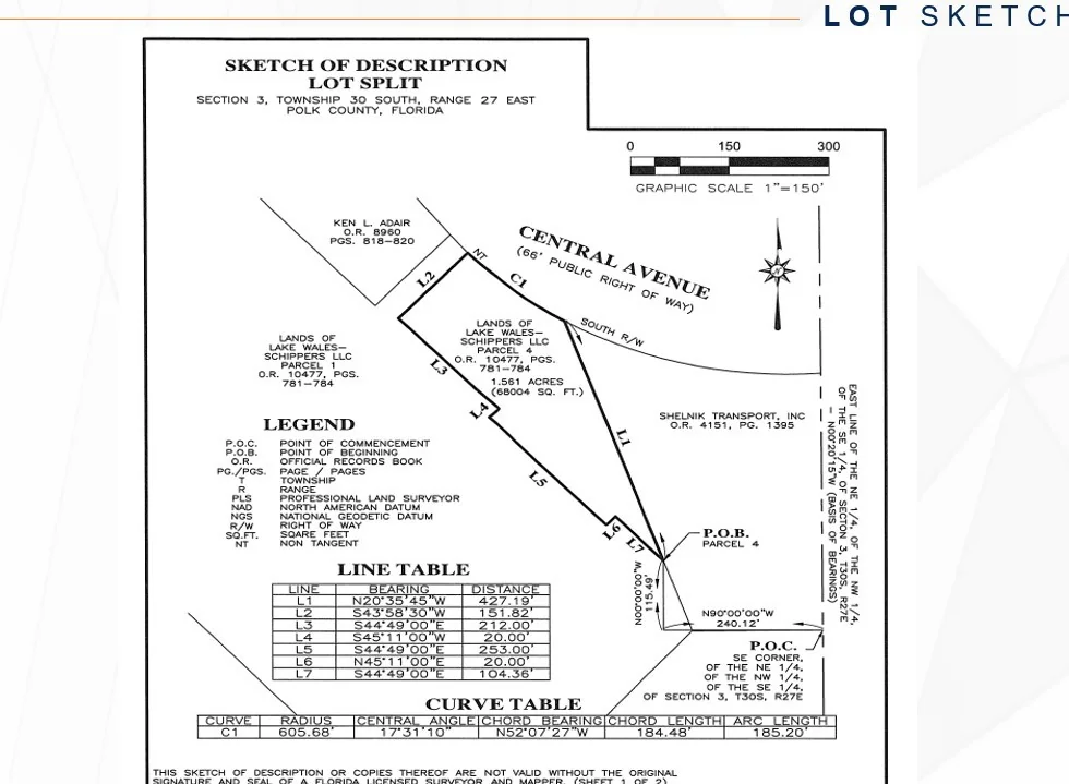 1.56 Acre Commercial Development Site — Sale in Lake Wales, FL, photo 2 of 5