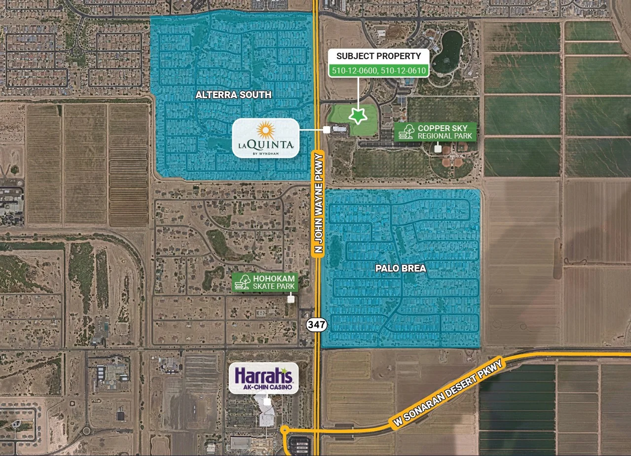 Copper Sky Hotel/Retail Land Opportunity — Sale in Maricopa, AZ, photo 1 of 5