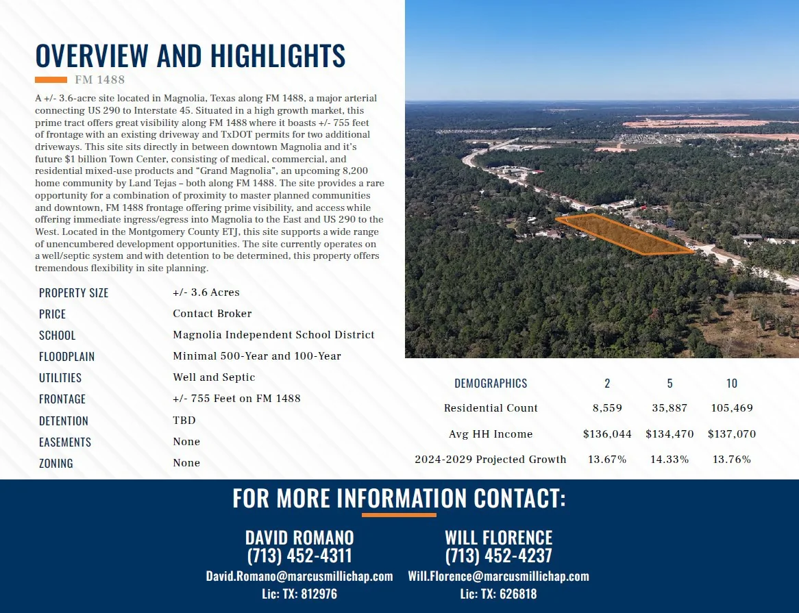 FM 1488 — Sale in Magnolia, TX, photo 3 of 6