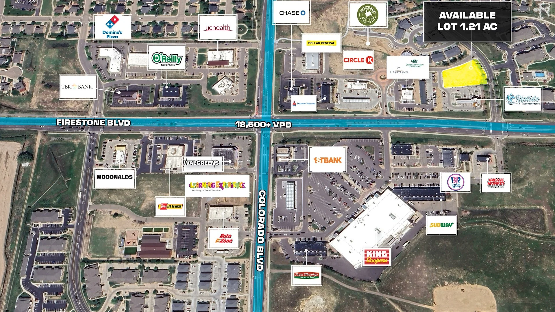 Retail Pad Site - Firestone, CO — Sale in Firestone, CO, photo 1 of 4