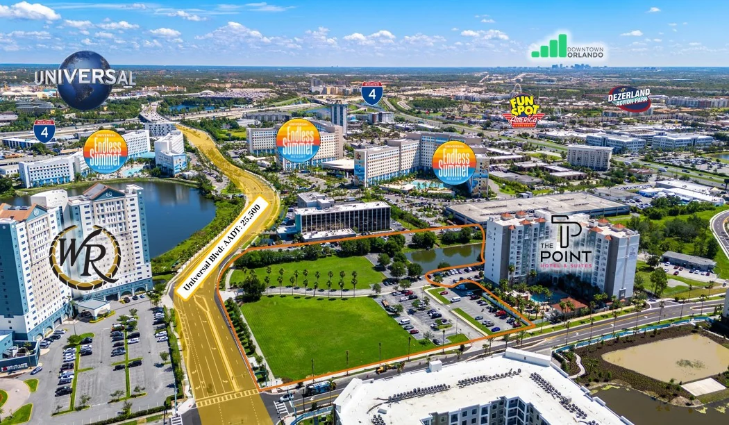 PREMIER DEVELOPMENT SITE NEAR UNIVERSAL ORLANDO — Sale in Orlando, FL, photo 1 of 8