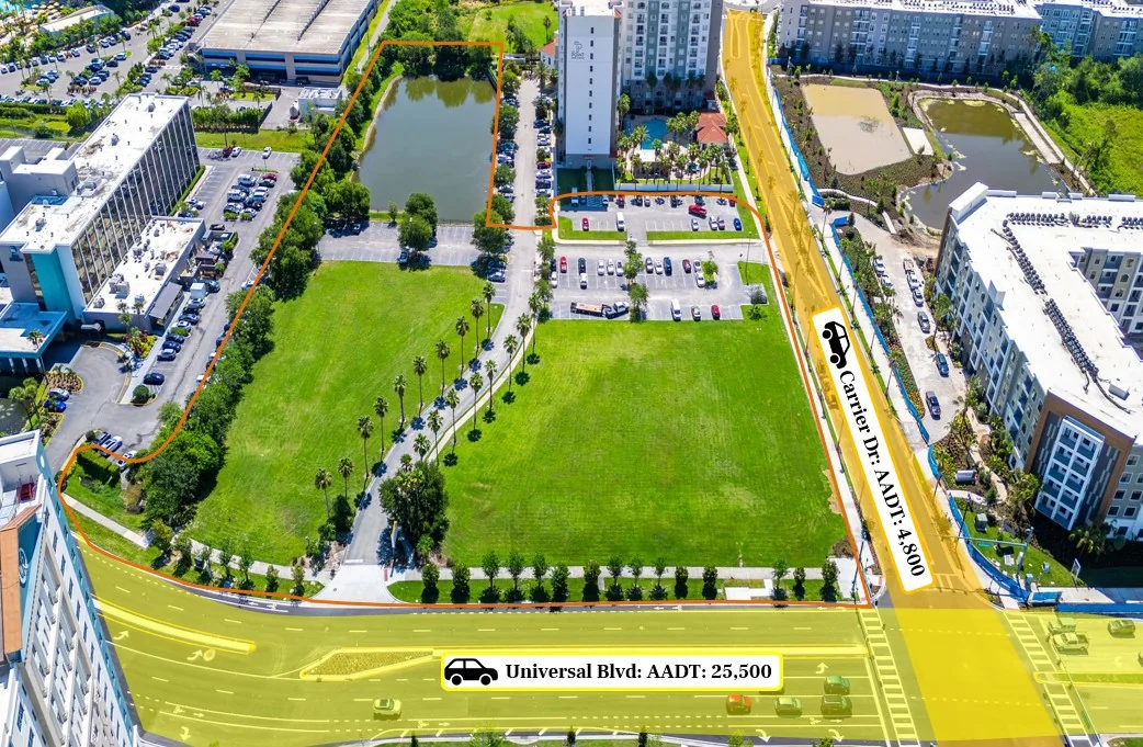 PREMIER DEVELOPMENT SITE NEAR UNIVERSAL ORLANDO — Sale in Orlando, FL, photo 3 of 8