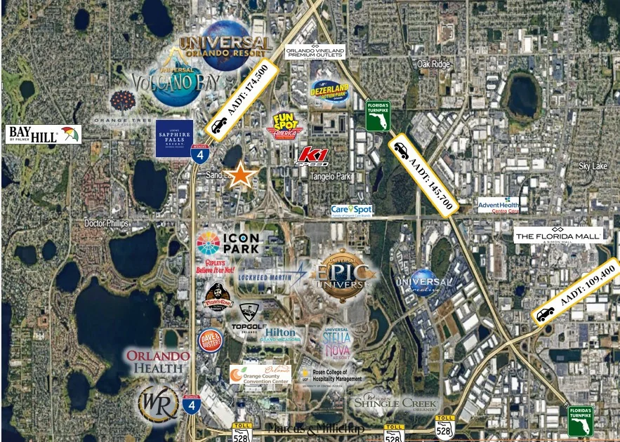 PREMIER DEVELOPMENT SITE NEAR UNIVERSAL ORLANDO — Sale in Orlando, FL, photo 5 of 8