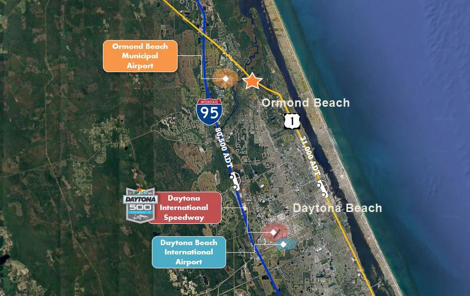24+/- AC Commercial US 1 Site — Sale in Ormond Beach, FL, photo 1 of 4