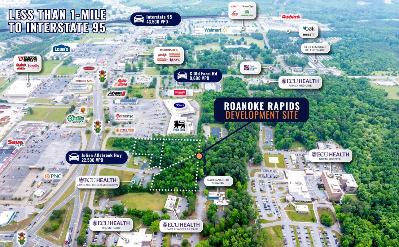 Roanoke Rapids Development Site — Sale in Roanoke Rapids, NC, photo 1 of 3
