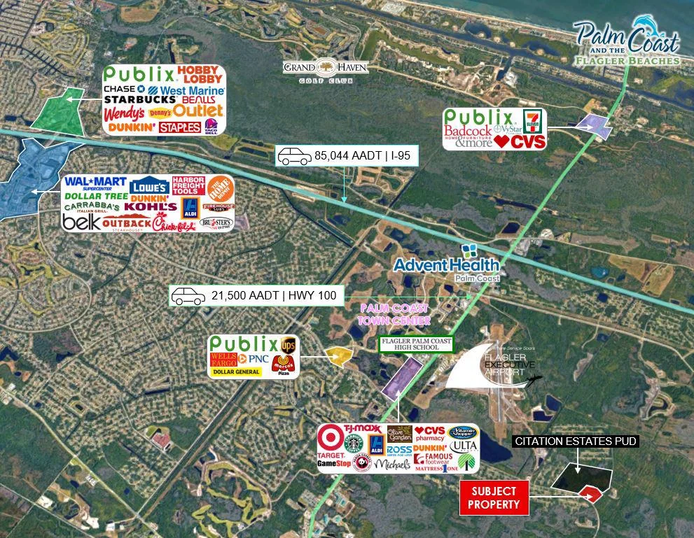 15.6 AC MPD Site - Palm Coast — Sale in Palm Coast, FL, photo 2 of 2