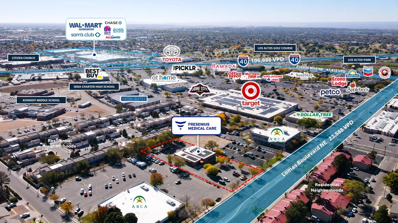 Fresenius Medical Care Absolute Nnn Lease - retail for sale in albuquerque, NM
