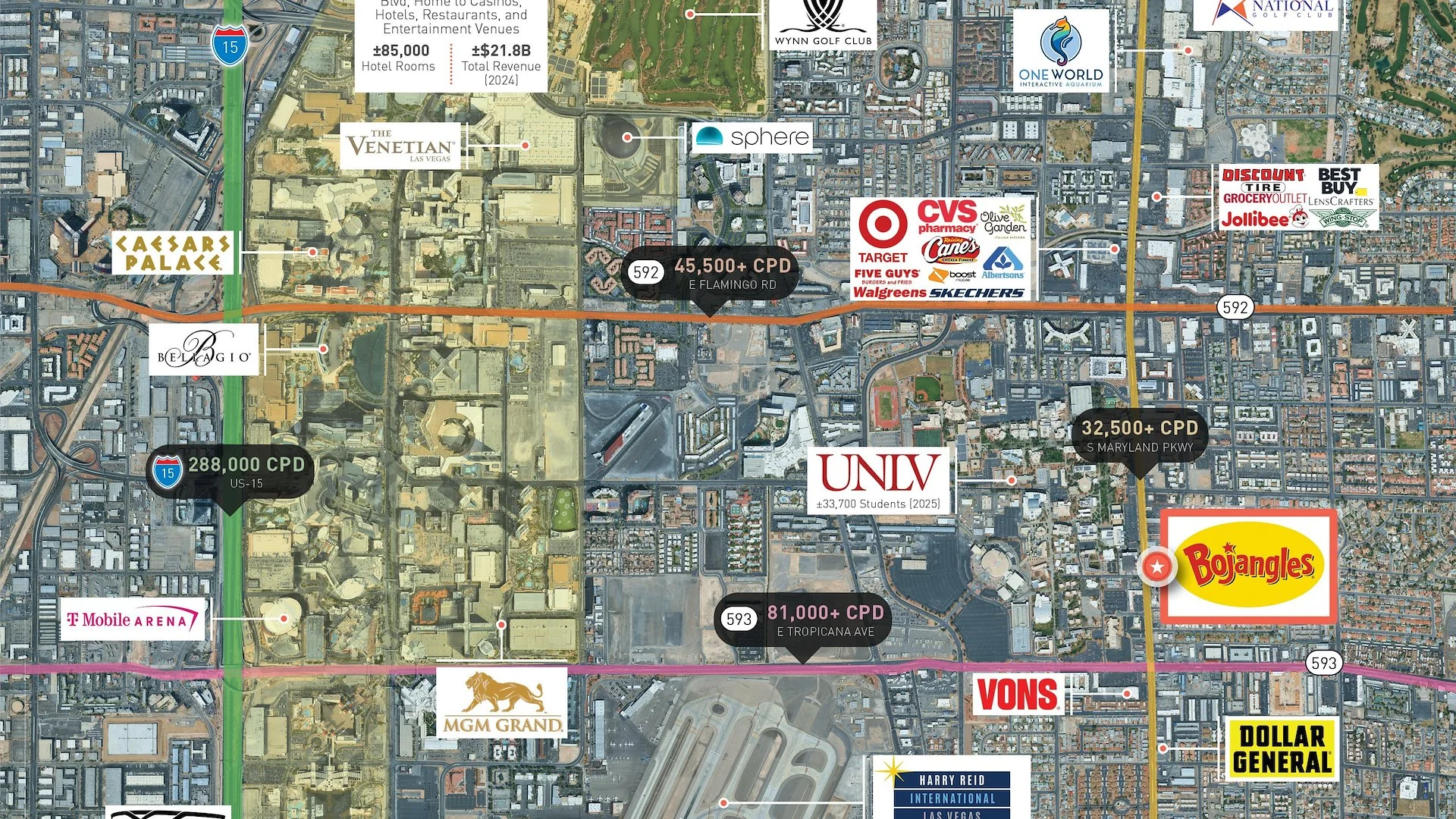 Bojangles Ground Lease - @ UNLV Campus - 20 Yr Lease — Sale in Las Vegas, NV, photo 4 of 5
