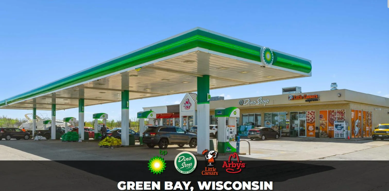 NNN BP Fuel / Dino Stop C-Store + Arby's & Little… — Sale in Green Bay, WI, photo 1 of 5