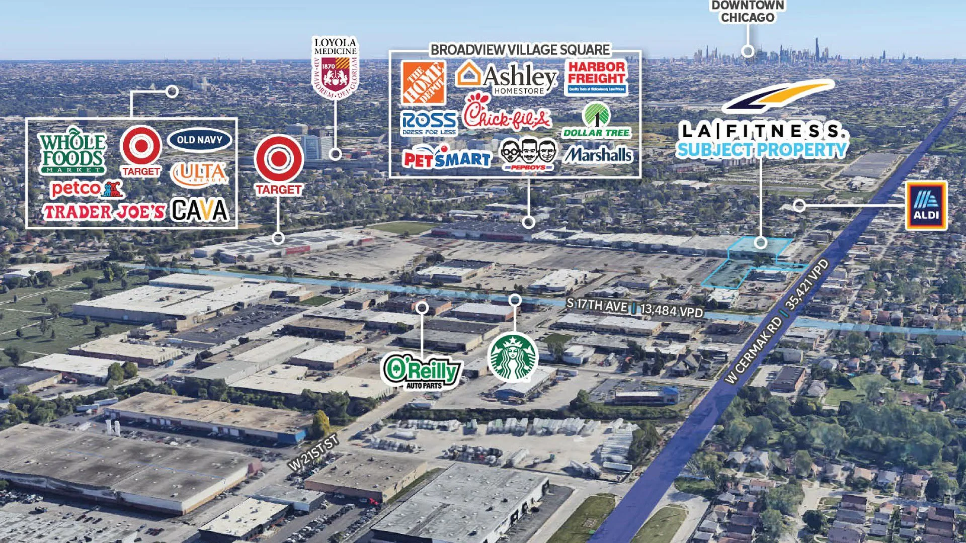 LA Fitness | Recent 10 Yr Lease Extension | 7.50% Cap… — Sale in Broadview, IL, photo 3 of 4
