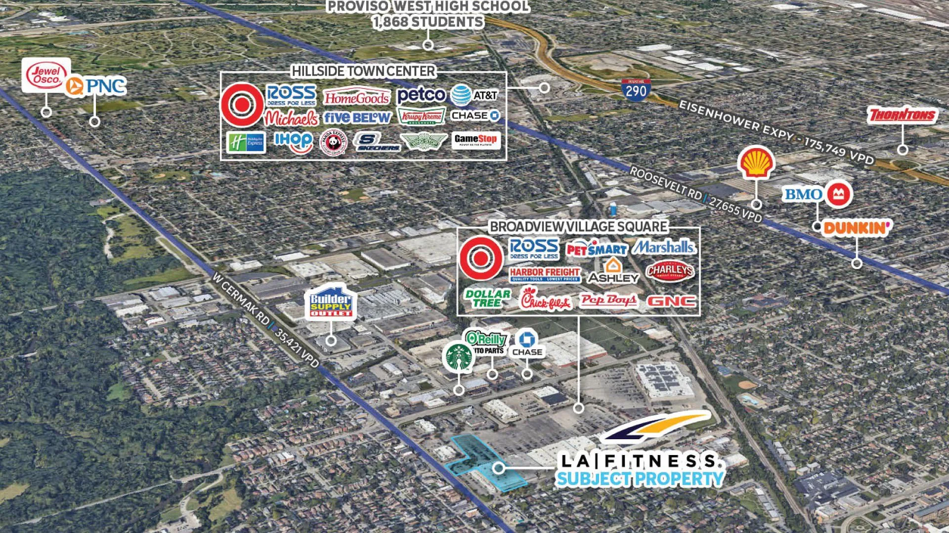 LA Fitness | Recent 10 Yr Lease Extension | 7.50% Cap… — Sale in Broadview, IL, photo 4 of 4
