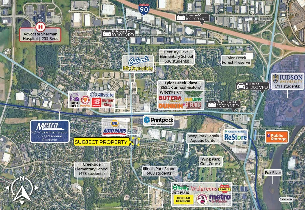 McLean Square | Neighborhood Strip Retail — Sale in Elgin, IL, photo 4 of 8