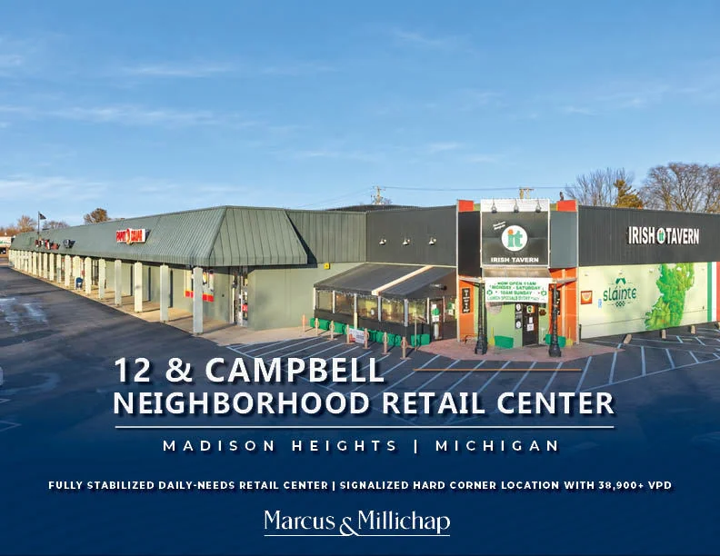 12 & Campbell Neighborhood Retail Center — Sale in Madison Heights, MI, photo 1 of 7