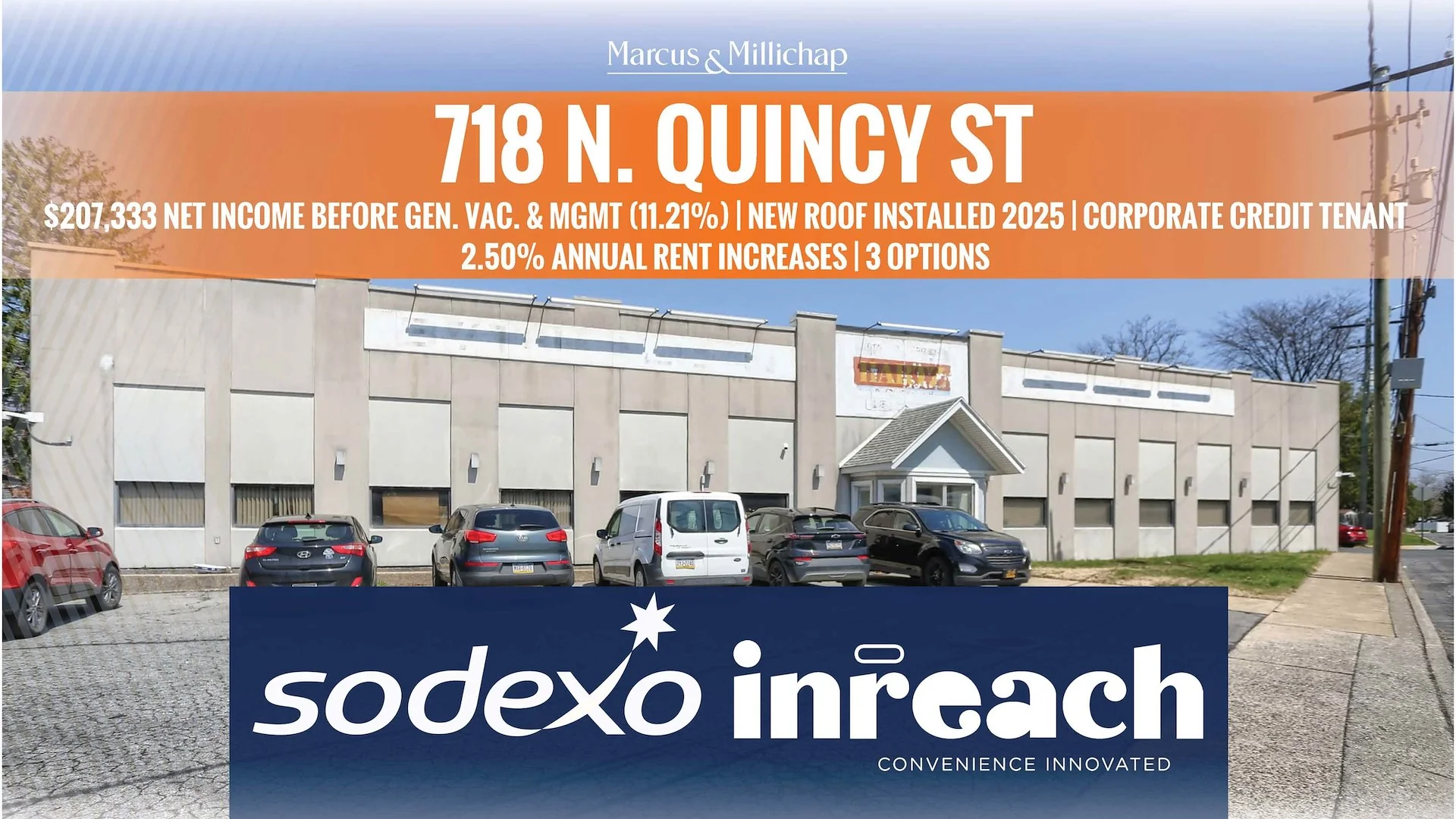 Sodexo-InReach | $207,333 NOI w/o GV & Mgmt (11.21%)… — Sale in Allentown, PA, photo 1 of 2