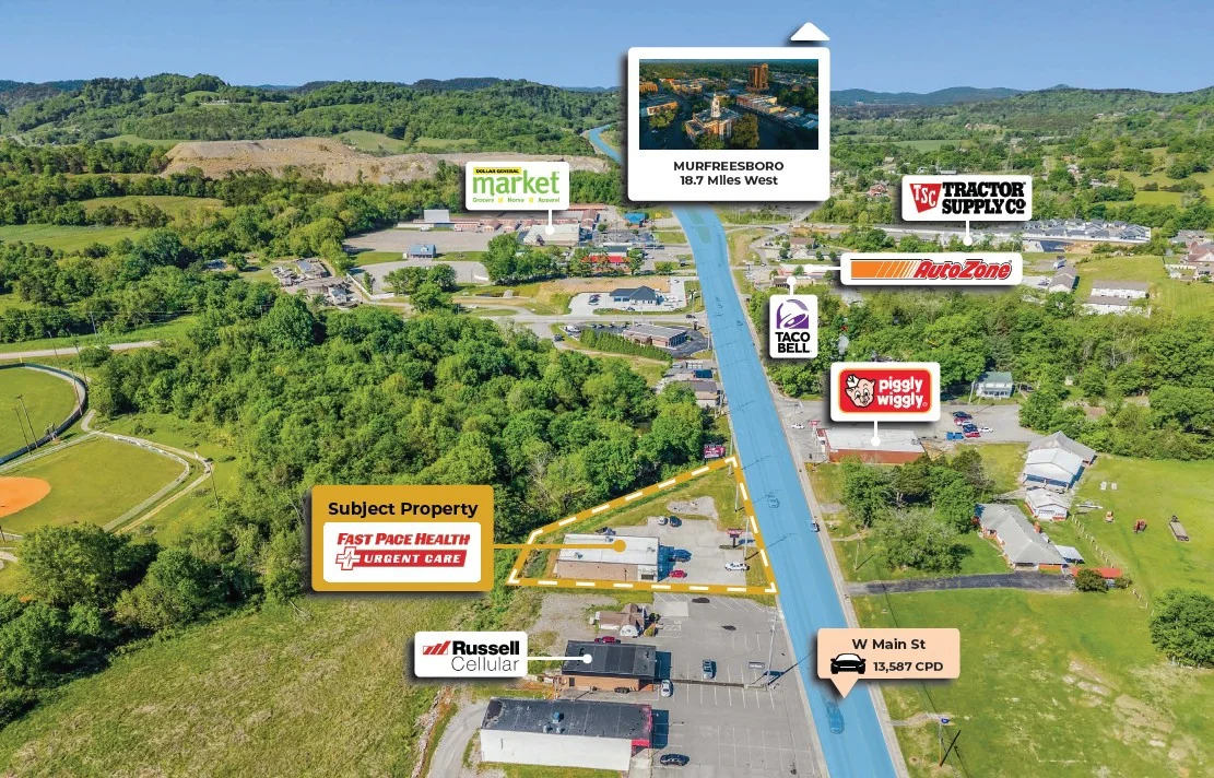Fast Pace Urgent Care | 5+ Years Remaining | 1.25%… — Sale in Woodbury, TN, photo 2 of 3
