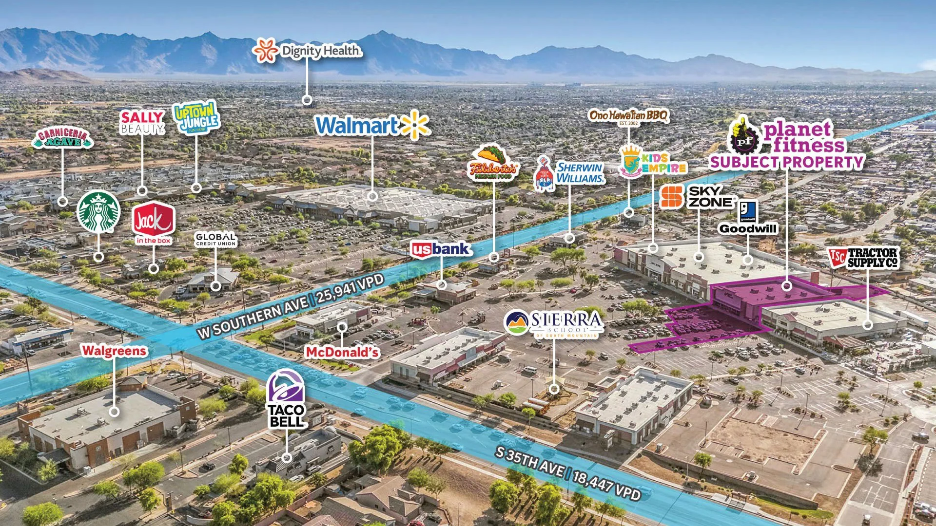 Planet Fitness | 7.25% Cap Rate | Low $12.50/SF Rent… — Sale in Phoenix, AZ, photo 4 of 6