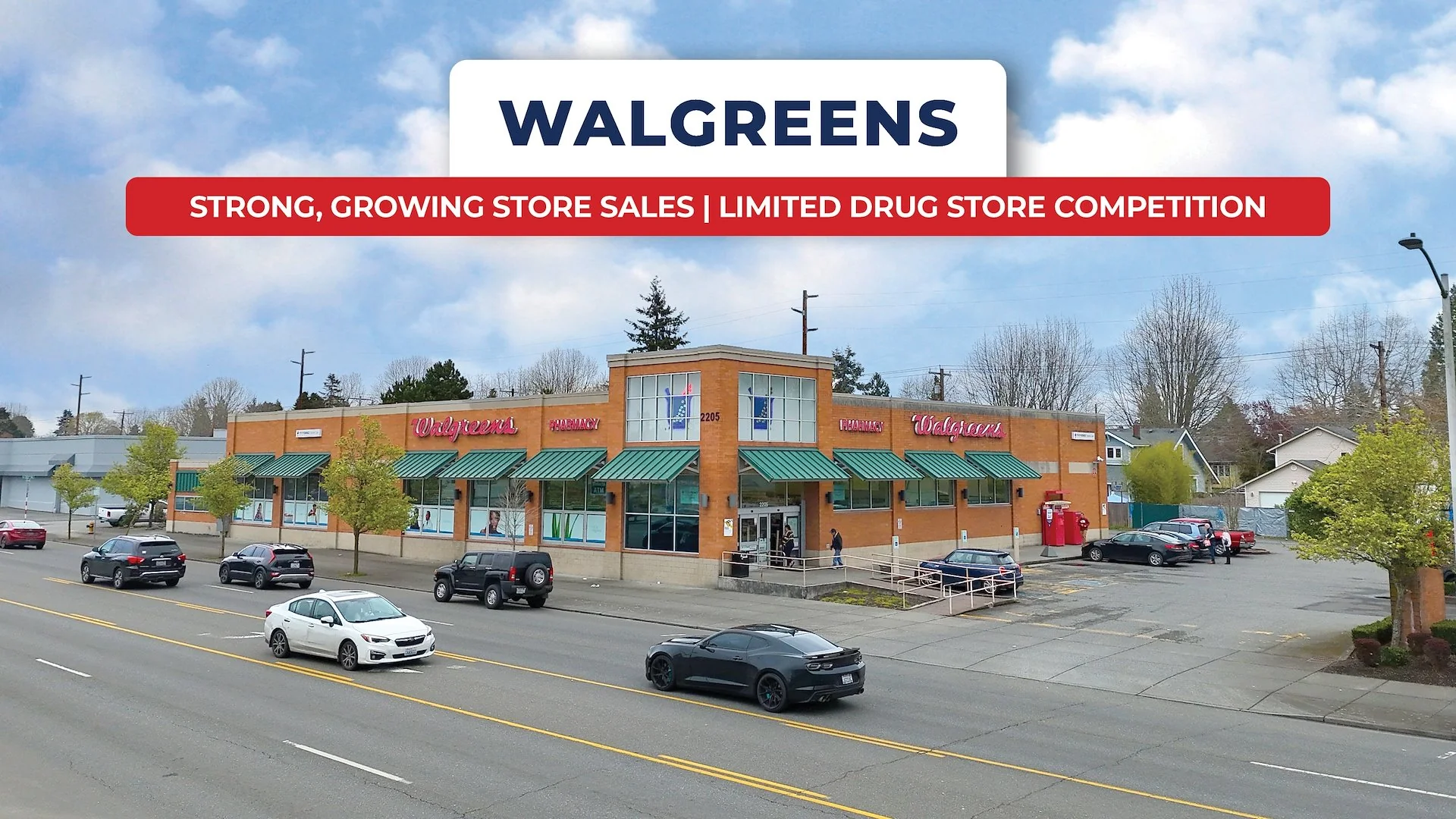 Walgreens 27 Cash On Cash Return Abs Net Lease W… — Sale in Everett, WA, photo 1 of 1