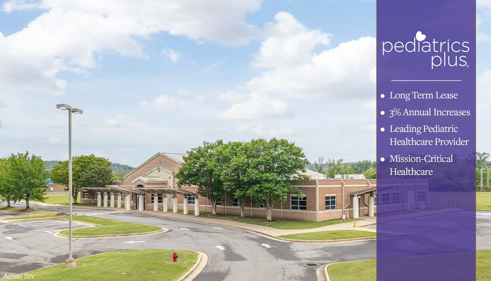 Pediatrics Plus Leading Pediatric Healthcare Provider Long Term Lease 3 Annual Increases - retail for sale in north little rock, AR
