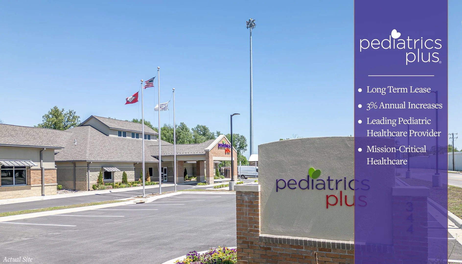 Pediatrics Plus Leading Pediatric Healthcare Provider Long Term Lease 3 Annual Increases - retail for sale in alma (fort smith msa), AR
