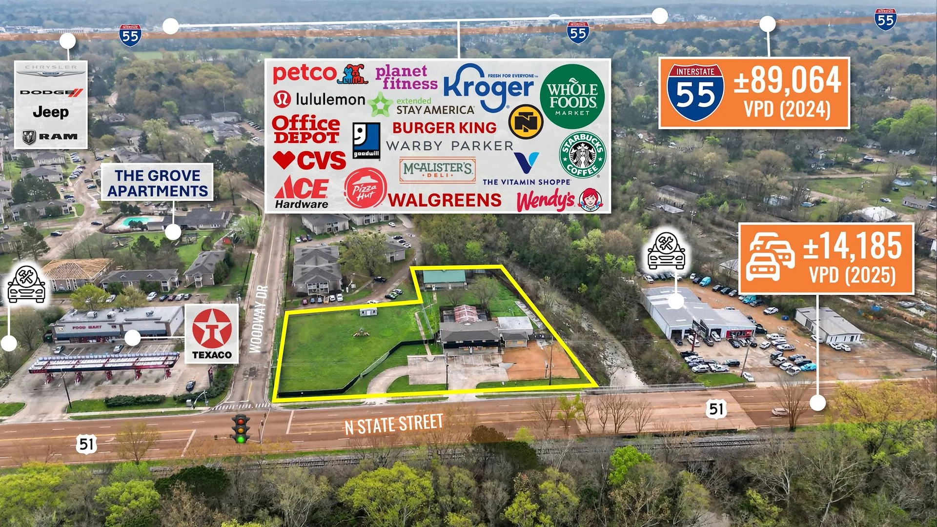 1 Auction Reit Sale Former Animal Hospital 183 Acres… — Sale in Jackson, MS, photo 1 of 1