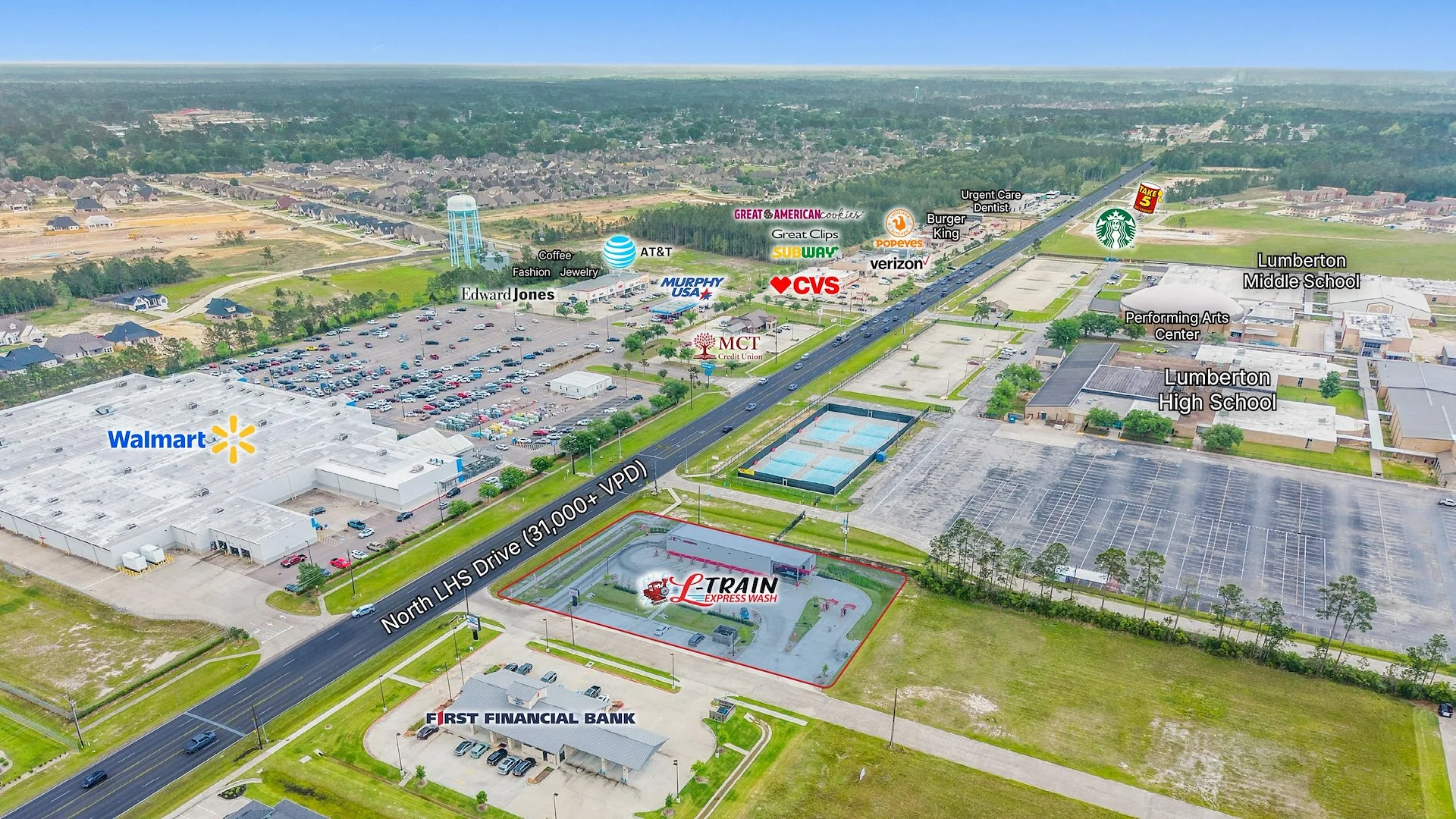L-Train Express Wash | Walmart Shadow-Anchored |… — Sale in Lumberton, TX, photo 3 of 8
