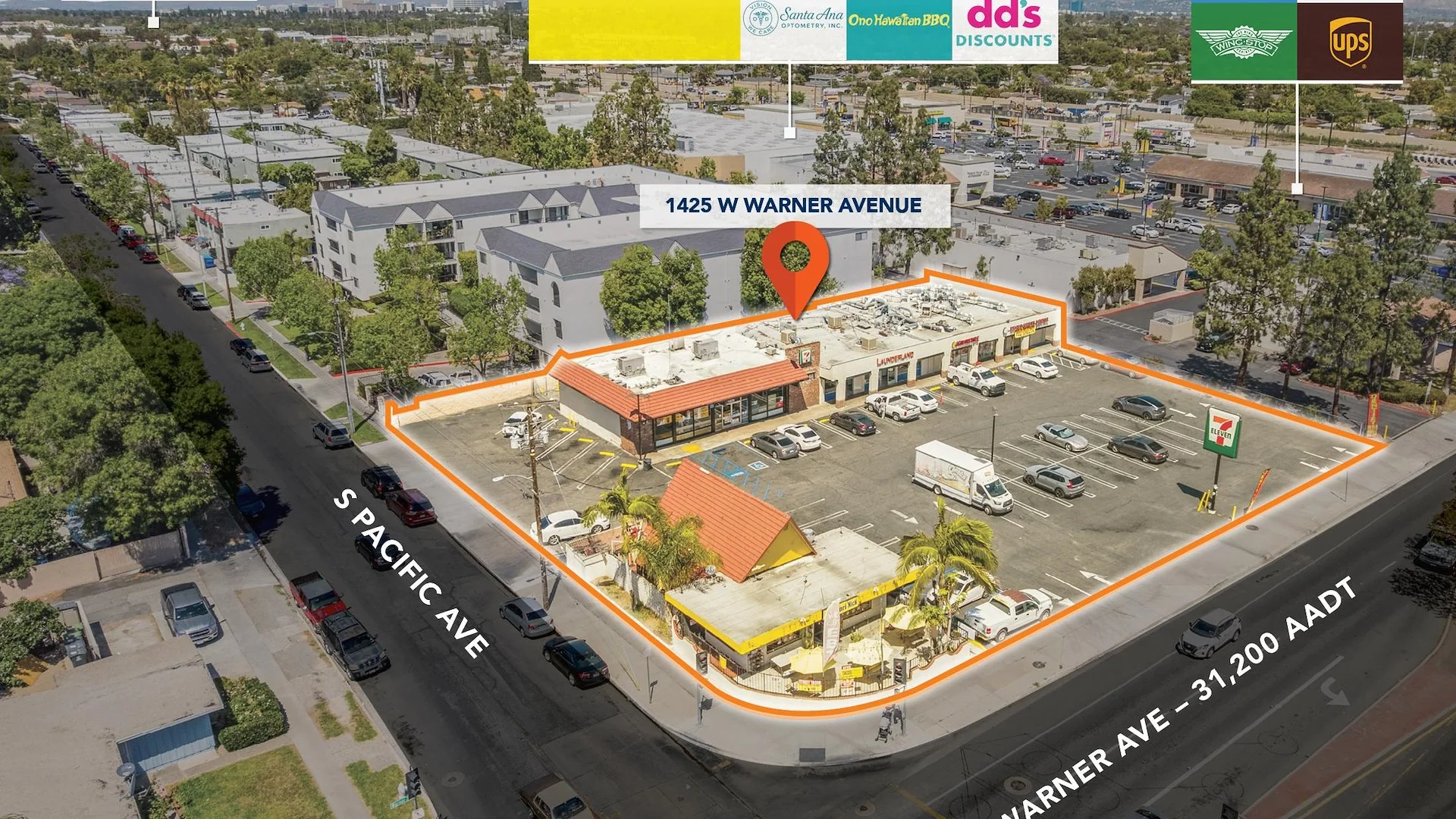 7-Eleven Anchored Santa Ana Plaza — Sale in Santa Ana, CA, photo 4 of 5