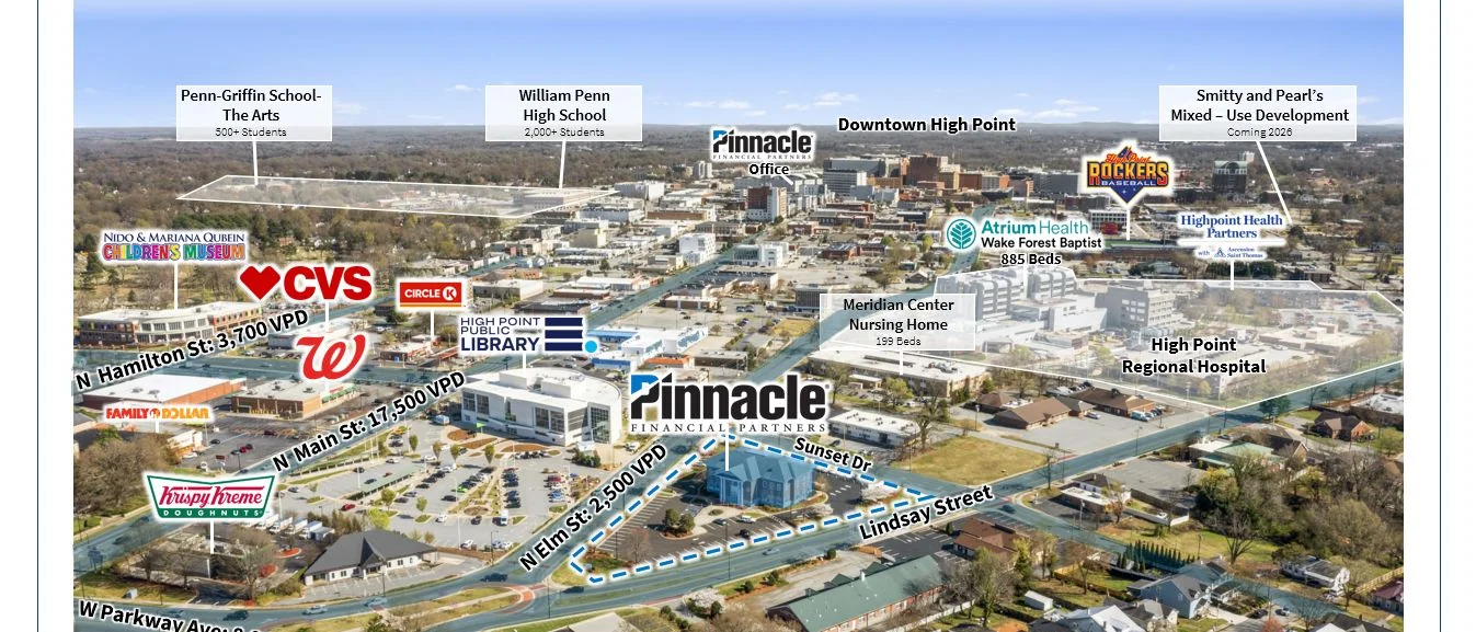 Pinnacle Bank - High Point, NC (N Elm St) — Sale in High Point, NC, photo 4 of 8