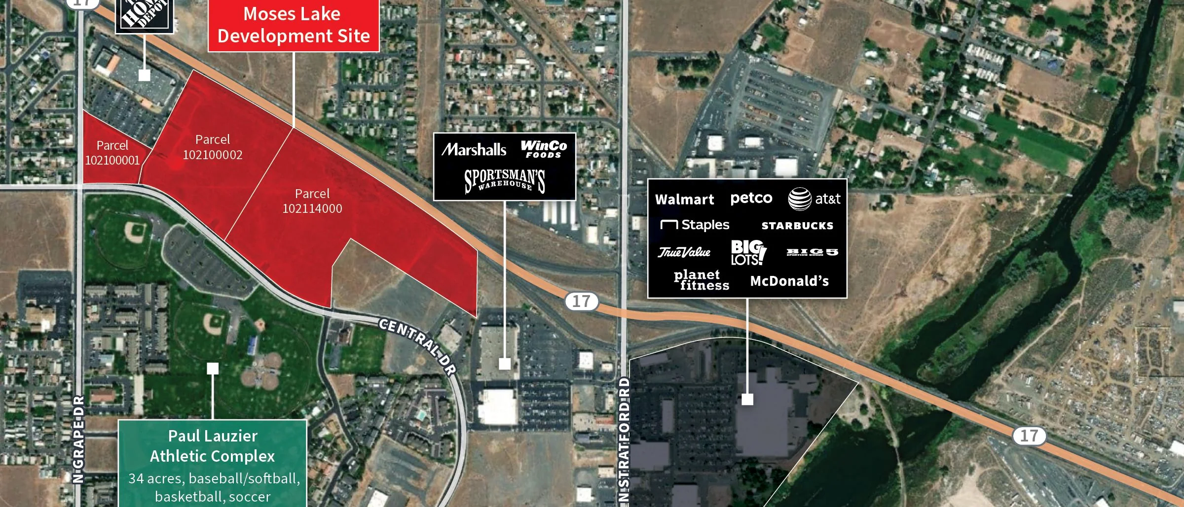 Moses Lake Development Site 2025 — Sale in Moses Lake, WA, photo 4 of 7
