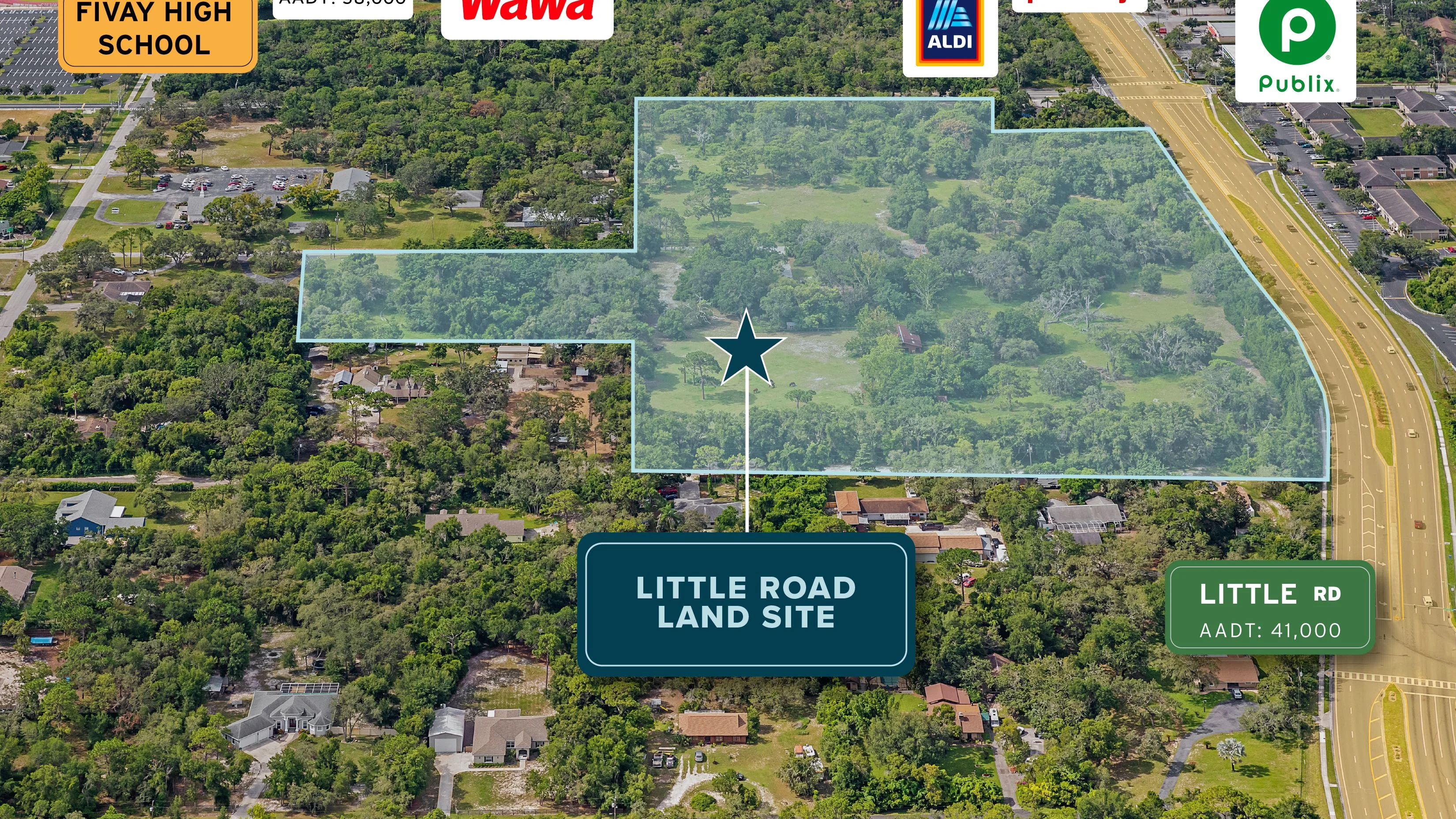 Little Road Land Site — Sale in Hudson, FL, photo 1 of 7