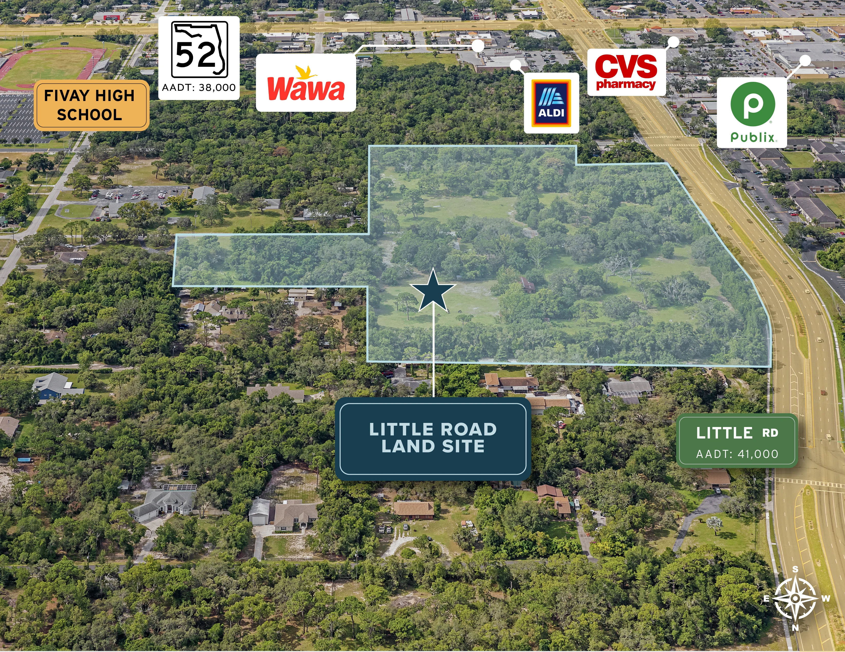 Little Road Land Site — Sale in Hudson, FL, photo 2 of 7