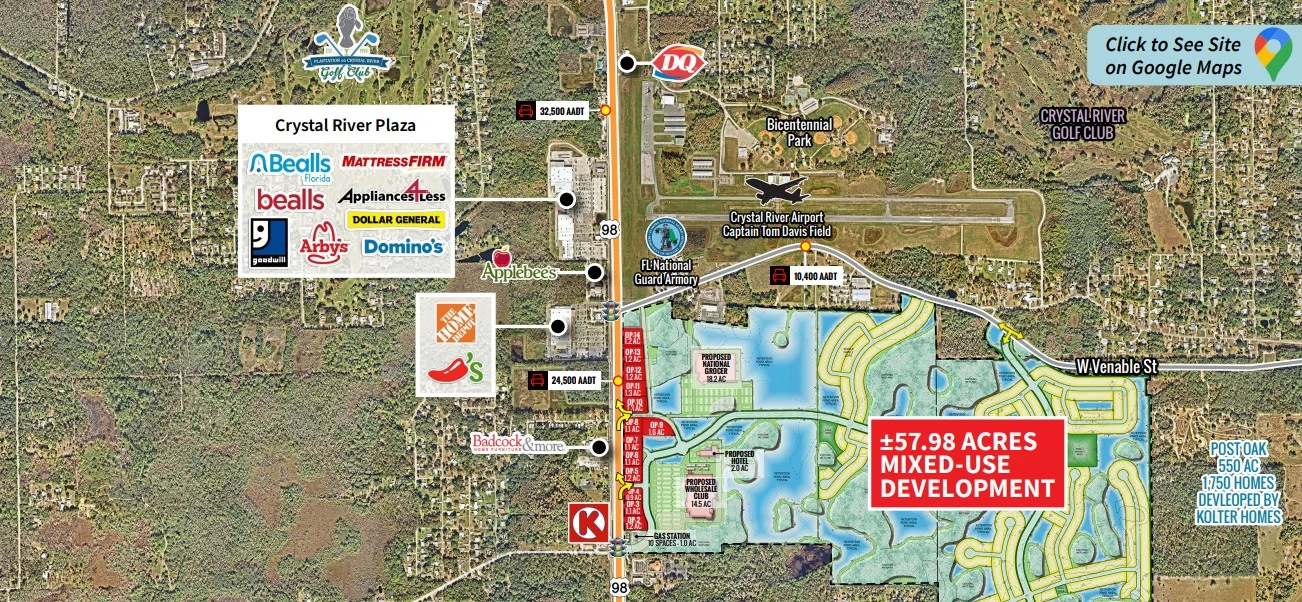 Mixed-Use Development Crystal River — Lease in Crystal River, FL, photo 1 of 4