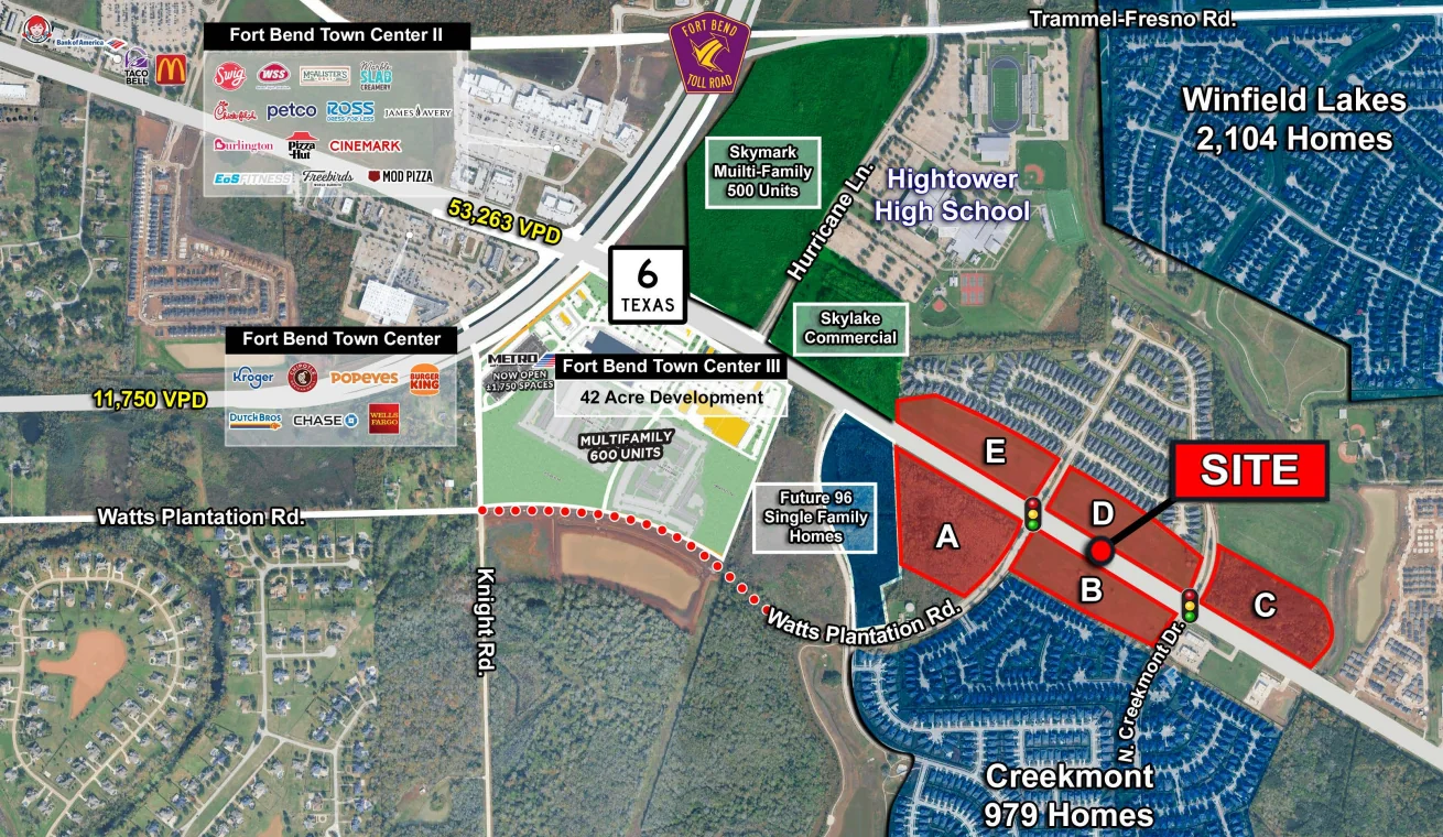 Highway 6 & Watts Plantation Dr — Sale in Missouri City, TX, photo 1 of 4