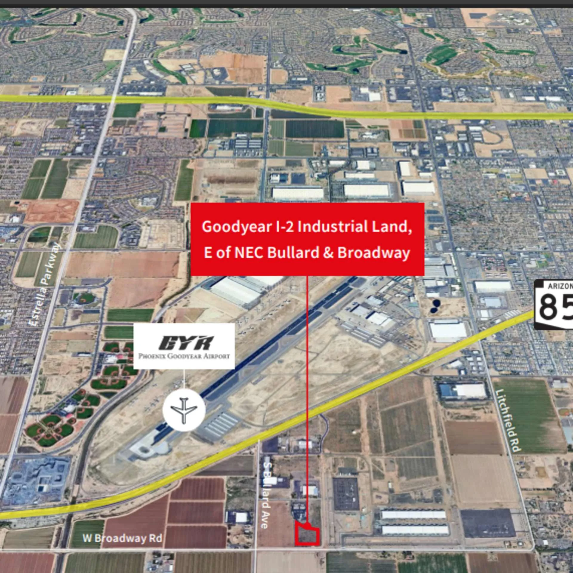 Goodyear I-2 Industrial Land — Sale in Goodyear, AZ, photo 3 of 4