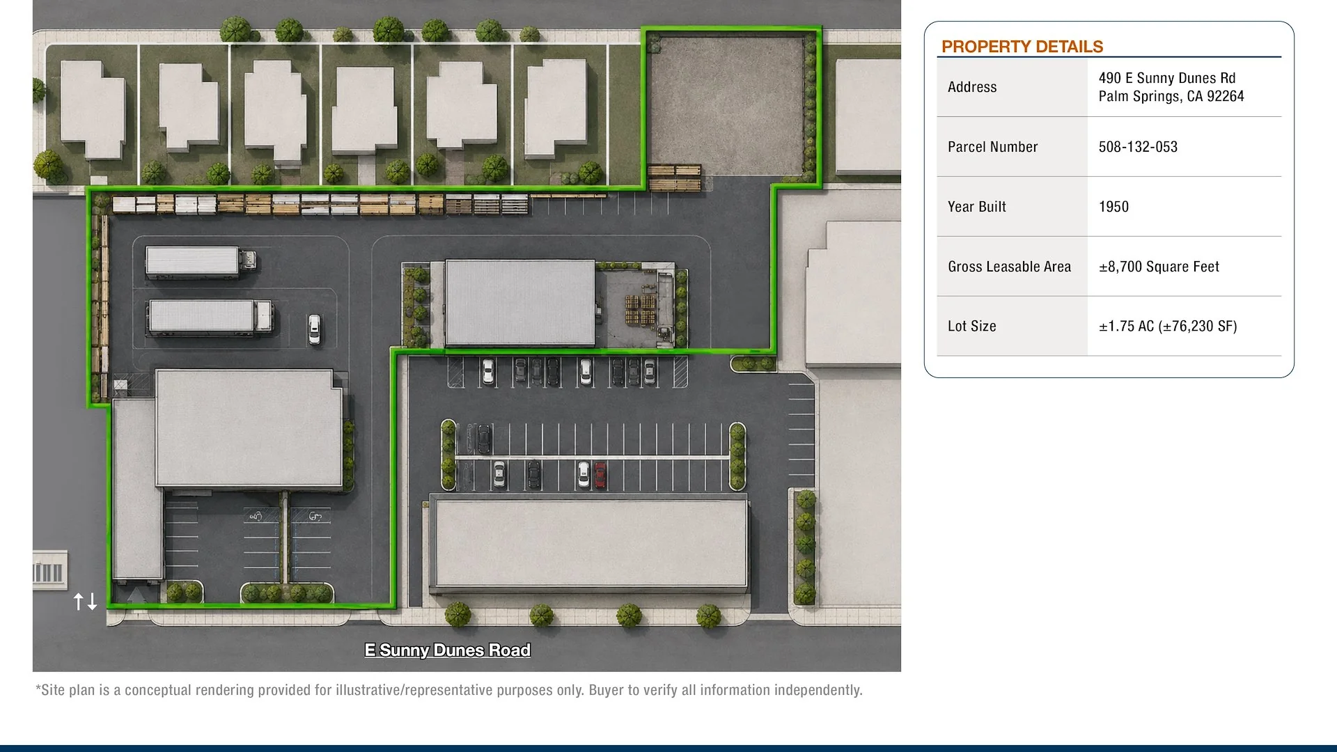 US LBM | Absolute NNN Lease — Sale in Palm Springs, CA, photo 2 of 4