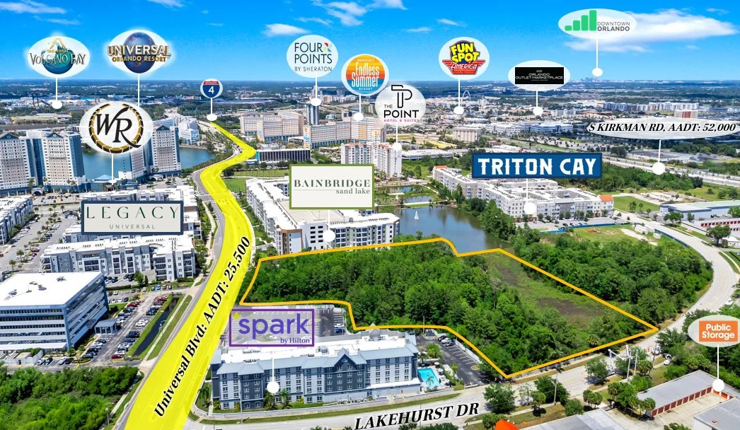 Premier 220k S.F. Hotel/Multifamily Entitled… — Sale in Orlando, FL, photo 1 of 8
