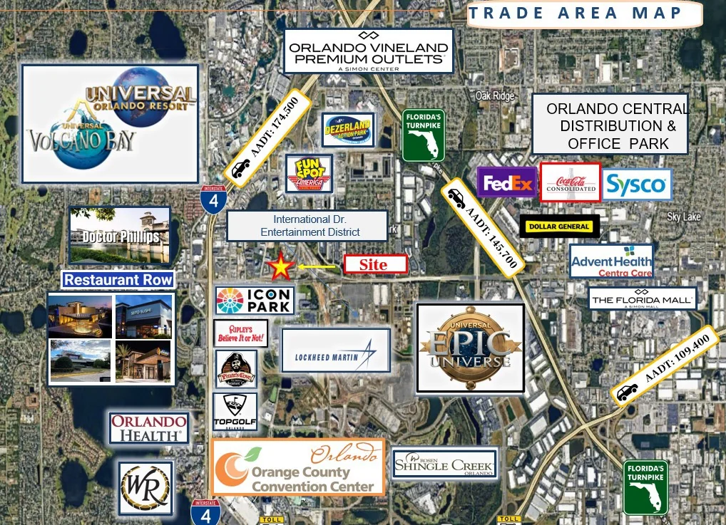 Premier 220k S.F. Hotel/Multifamily Entitled… — Sale in Orlando, FL, photo 2 of 8