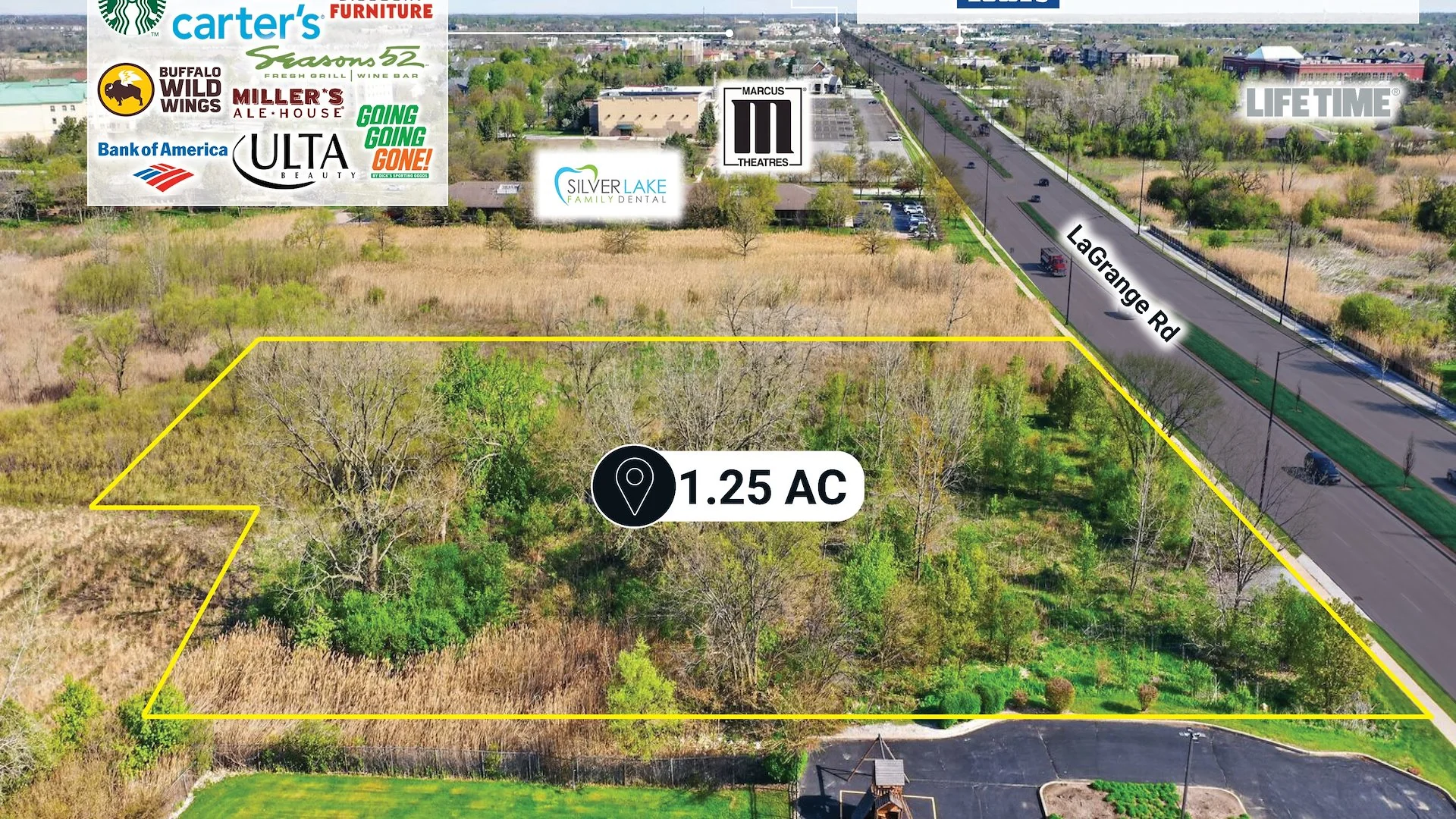 $1 Auction – 1.25 Acre Chicago MSA Site | 40K VPD |… — Sale in Orland Park, IL, photo 4 of 8