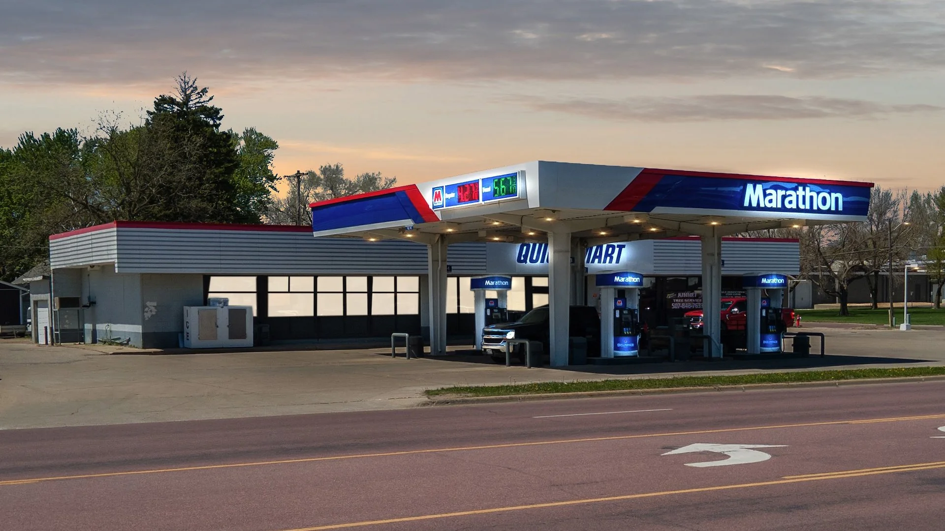 Marathon Gas Station | Absolute-NNN Lease | ±19 Years… — Sale in Fairmont, MN, photo 1 of 3
