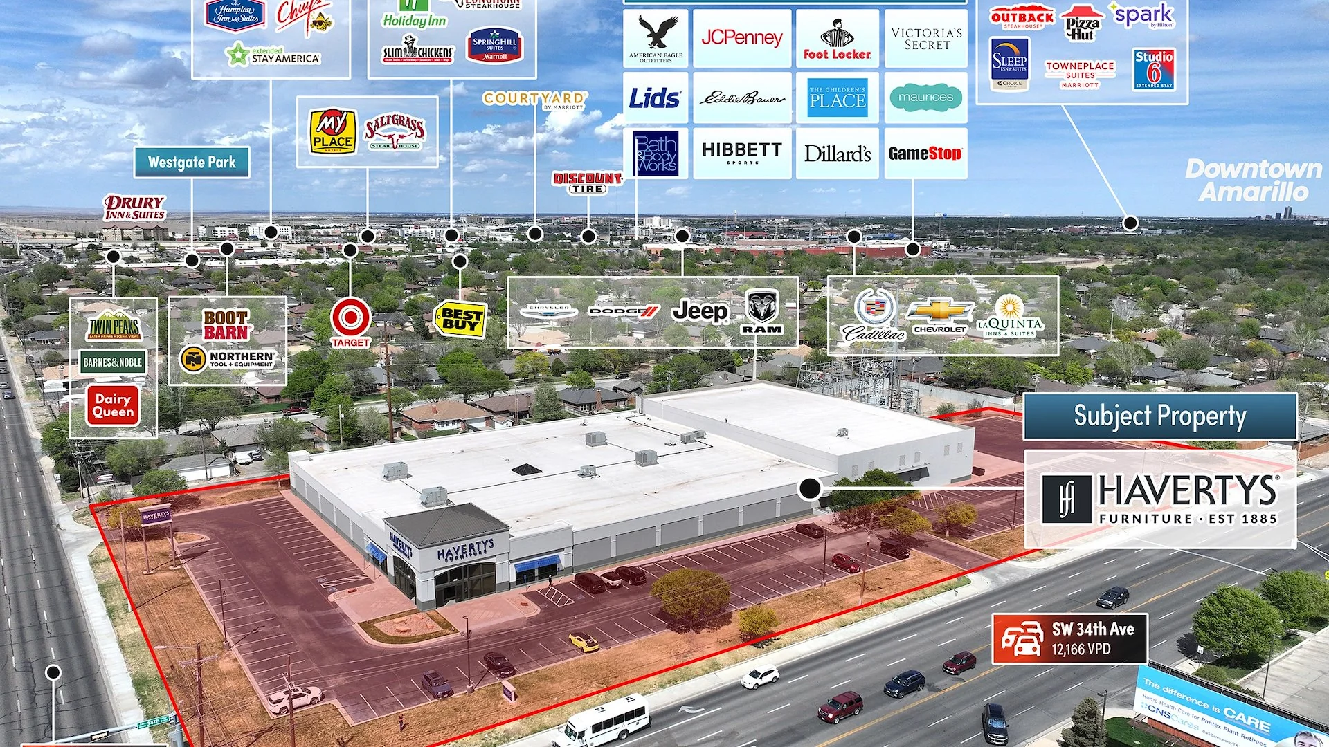 Havertys Furniture (Absolute Net Lease) — Sale in Amarillo, TX, photo 3 of 4