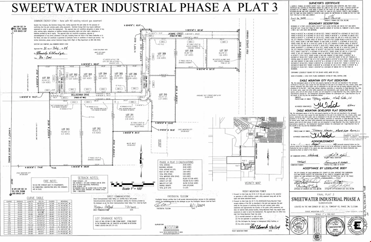 1174 E Belladonna DR 4.2118 Acres Lot 313 #0313 — Sale in Eagle Mountain, UT, photo 6 of 7